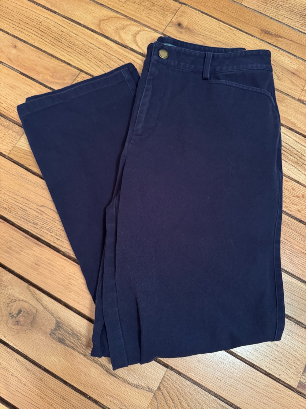 Lauren Ralph Lauren Navy Straight Leg Women's Pants